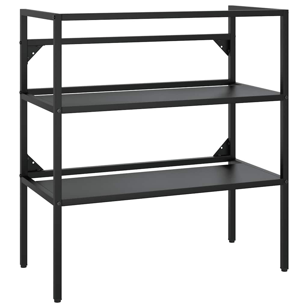 Badezimmer Waschtischgestell Weiß 40x38x83 cm Eisen