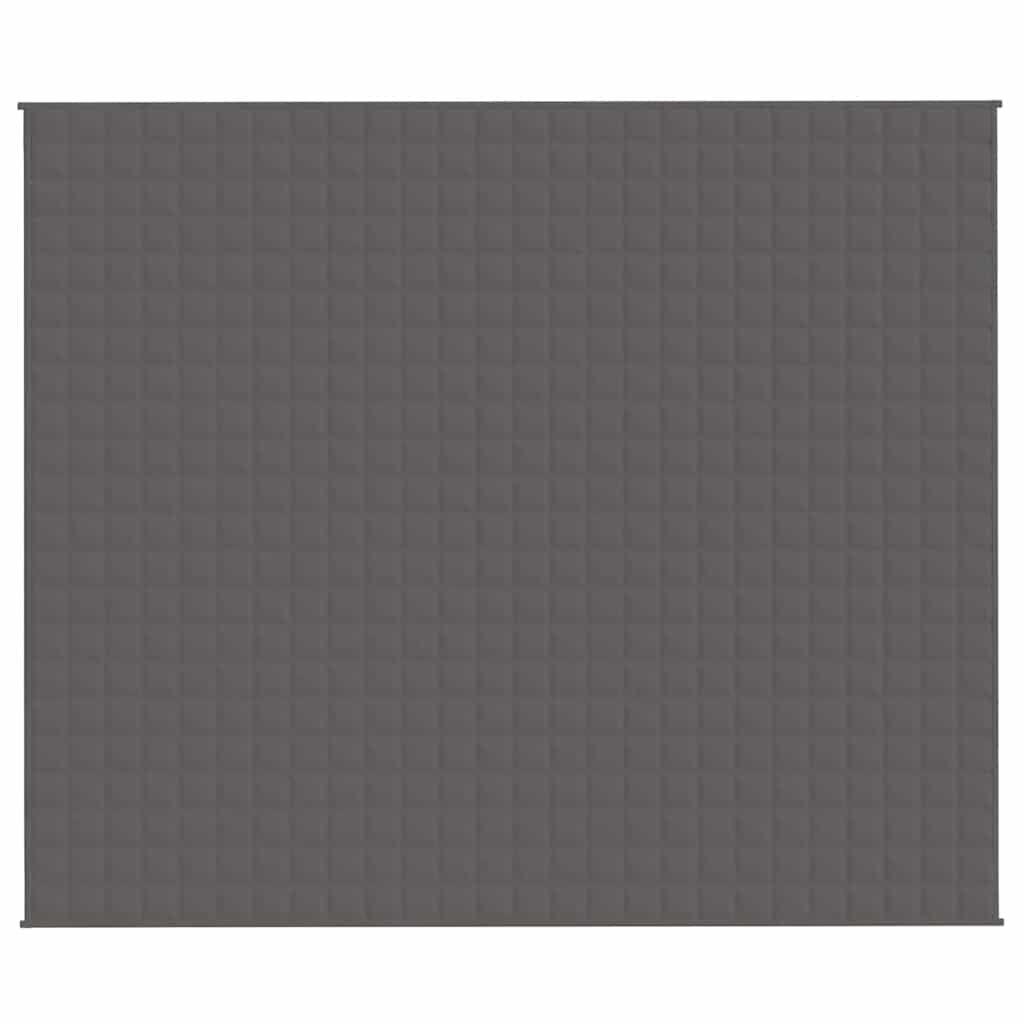 Gewichtsdecke Grau 122x183 cm 5 kg Stoff