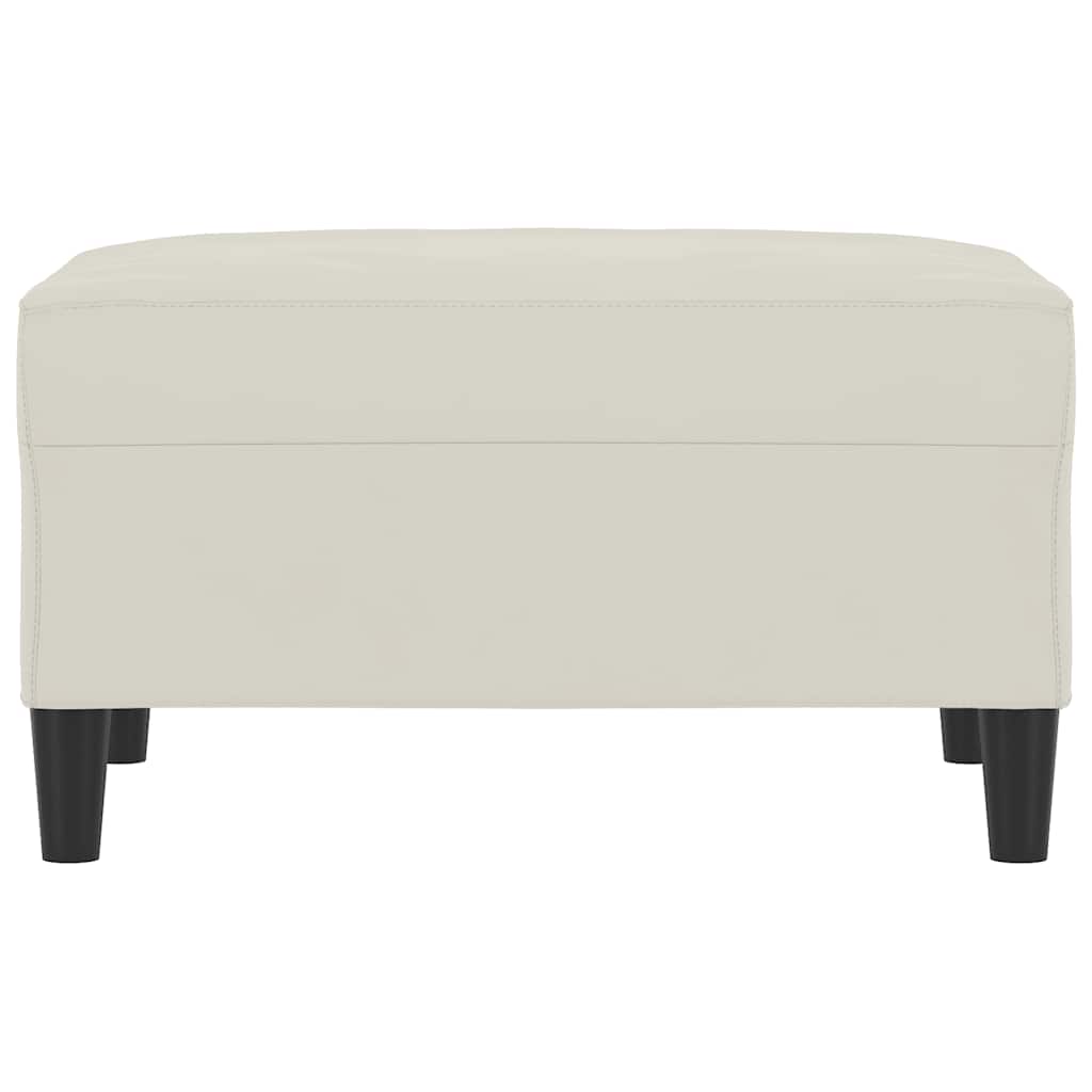 Fußhocker Hellgrau 60x50x41 cm Samt