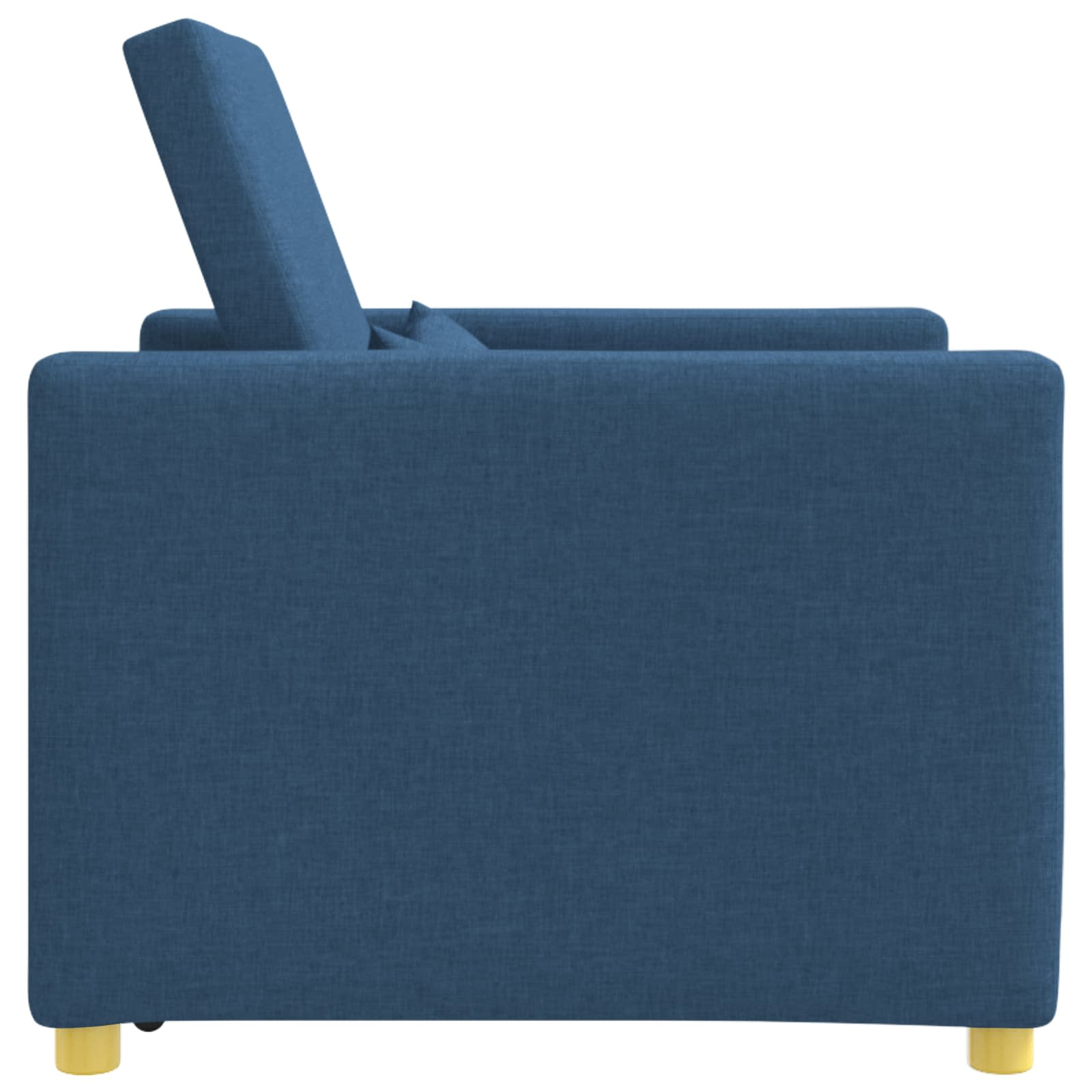 Ausziehbare Schlafcouch Einzel Hellgrau 90 x 165 x 87 cm Stoff