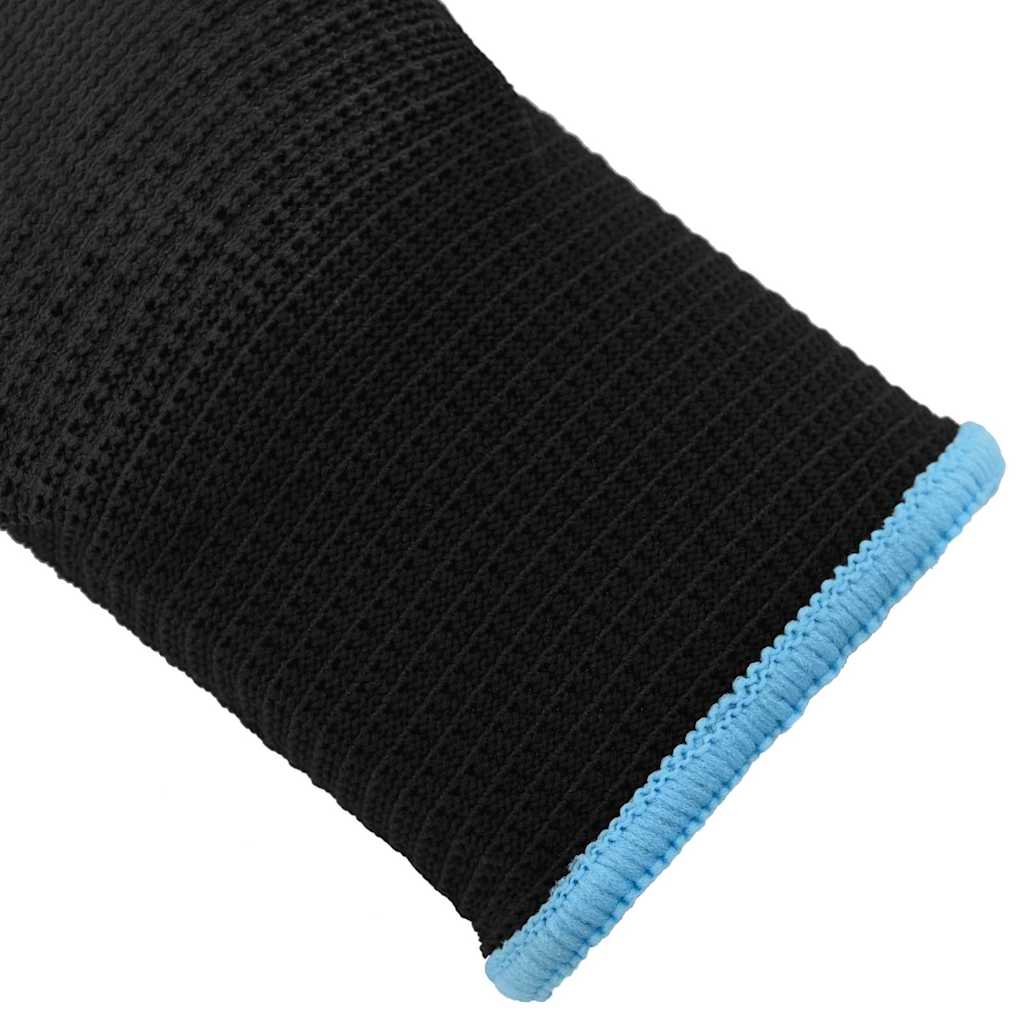 Arbeitshandschuhe 12 pcs Schwarz 7 / S Polyester