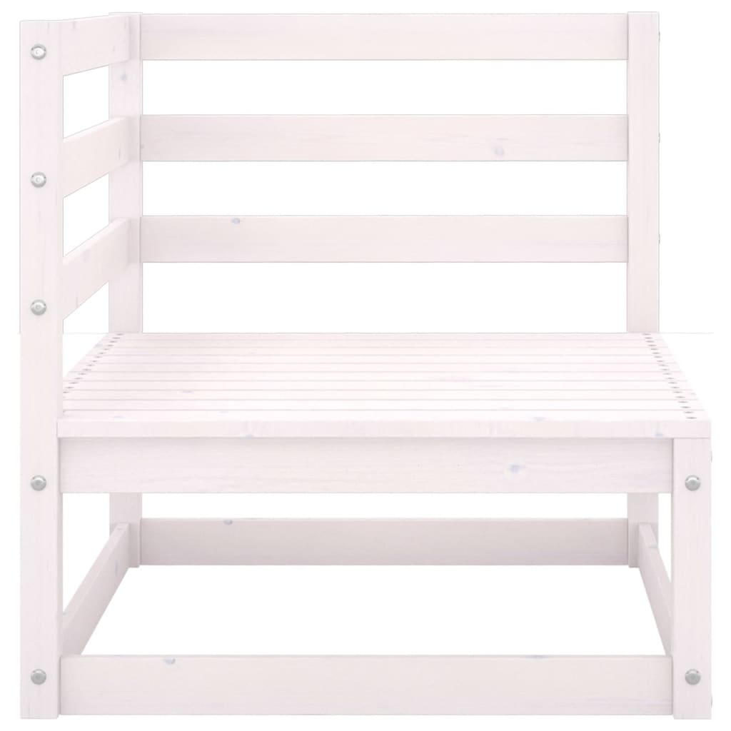 10-tlg. Garten-Lounge-Set mit Kissen Massivholz Kiefer
