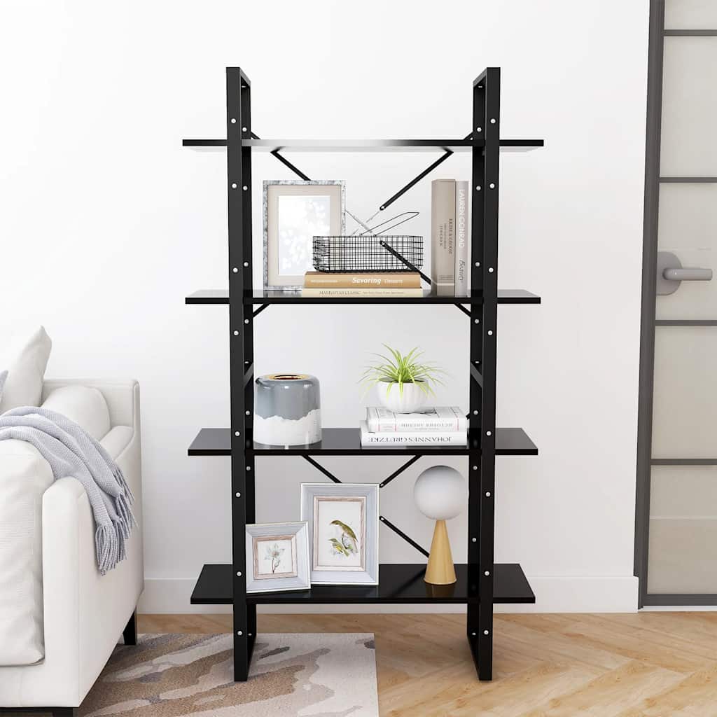 Bücherregal 2 Fächer Weiß 80x30x70 cm Holzwerkstoff