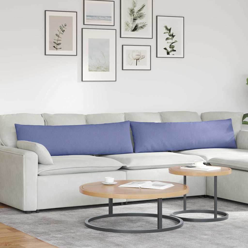 Sofakissen 2 pcs Hellgrau 50 x 30 cm Stoff