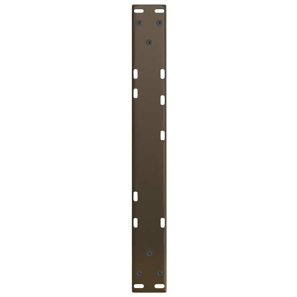 Couchtischbeine V-Form 2 Stück Schwarz 30x(30-31,3) cm Stahl