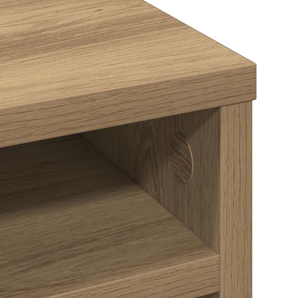 Schreibtisch-Organizer Weiß 36x26x29,5 cm Holzwerkstoff