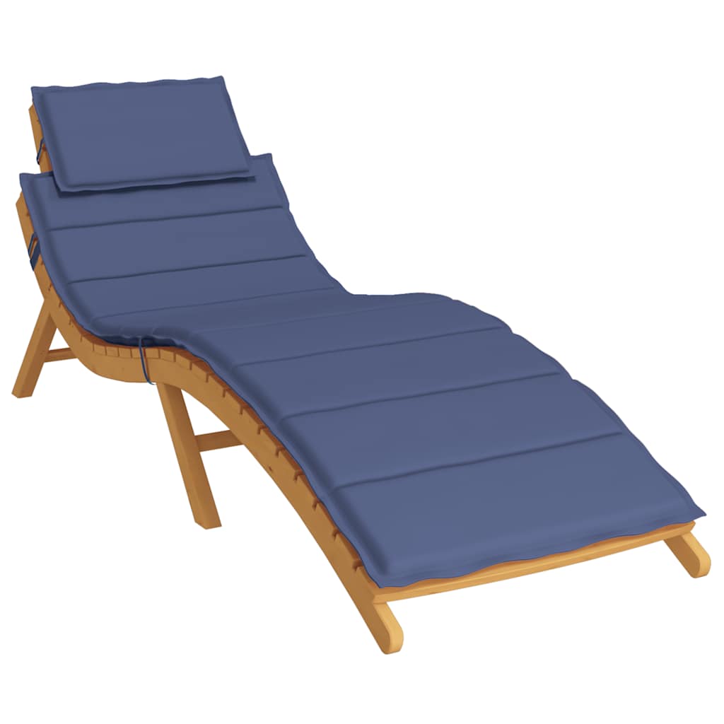 Sonnenliegen-Auflage Grau 186x58x4 cm Oxford-Gewebe