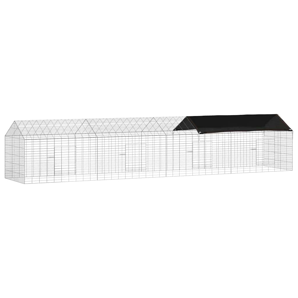 Hasenkäfig Silber 100 x 78 x 78 cm Verzinkter Stahl
