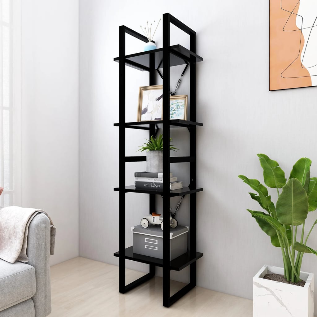 Bücherregal 2 Fächer Weiß 40x30x70 cm Holzwerkstoff