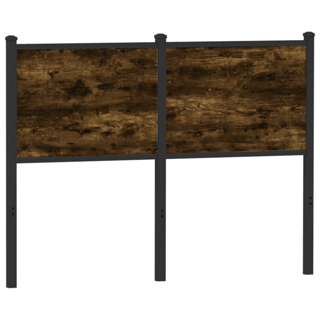 Ersatz-Kopfteil Räuchereiche 75 cm Holzwerkstoff und Stahl