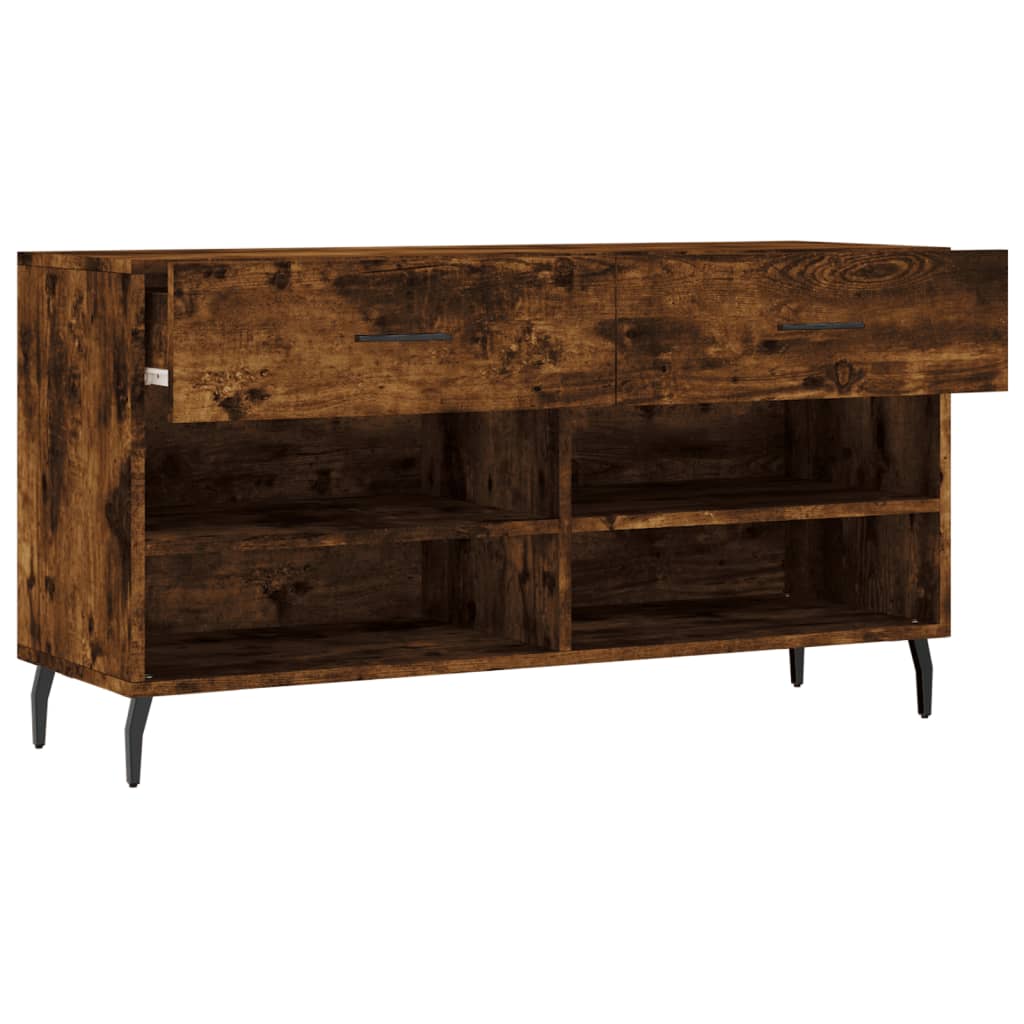Schuhbank Weiß 102x35x55 cm Holzwerkstoff