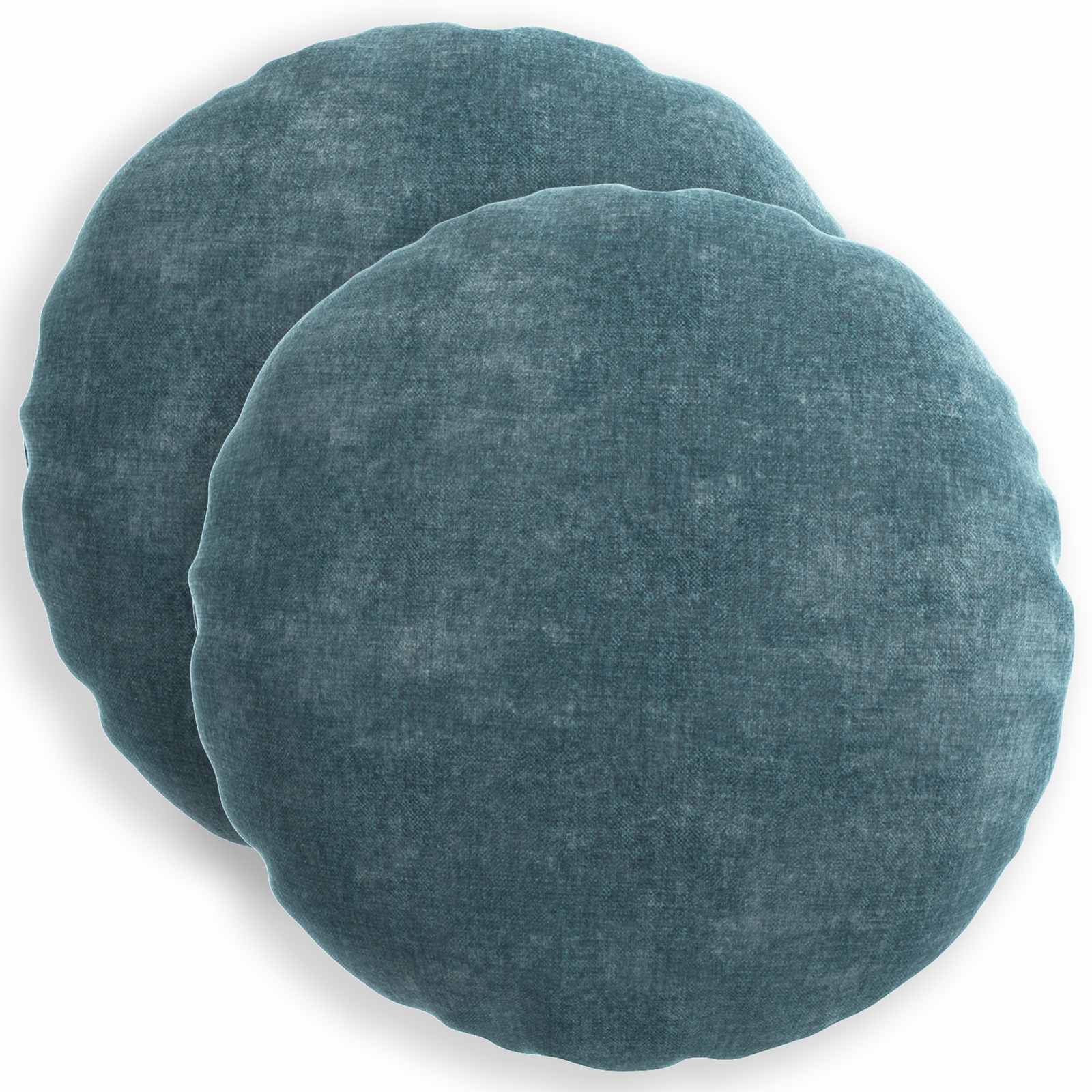 Kissenbezug 6 Stk. HEERLEN Dunkelgrau 30 x 30 cm Chenille-Stoff
