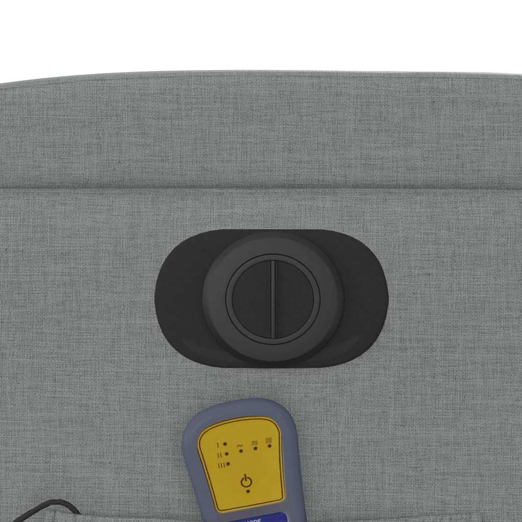 Relaxsessel Elektrisch Dunkelgrau Stoff