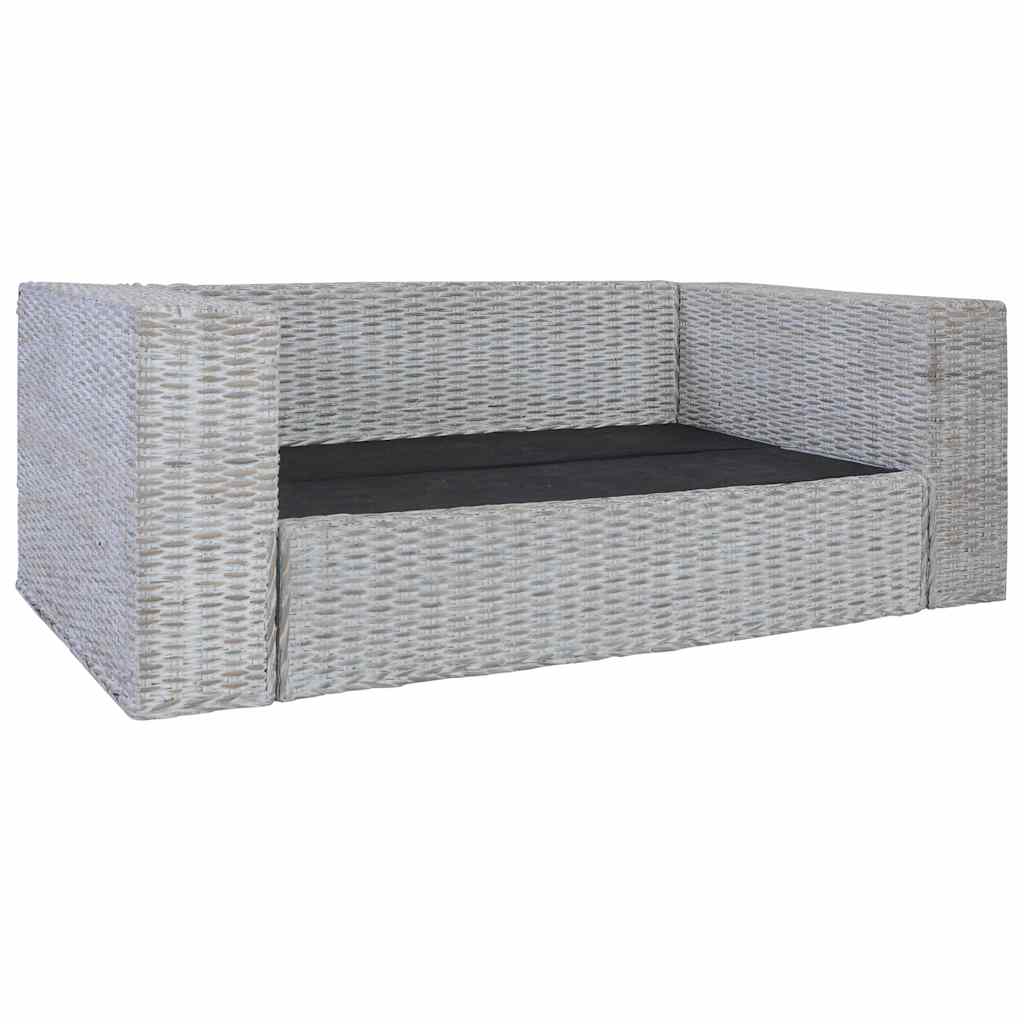 2-Sitzer Sofa Echtes Rattan