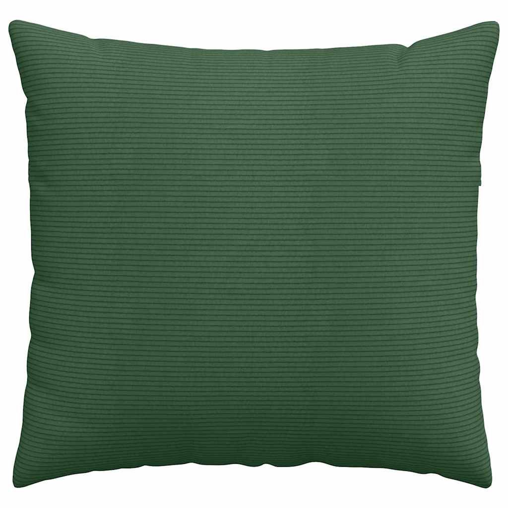 Sofakissen 2 Stück Hellgrau 50 x 30 cm Cordstoff