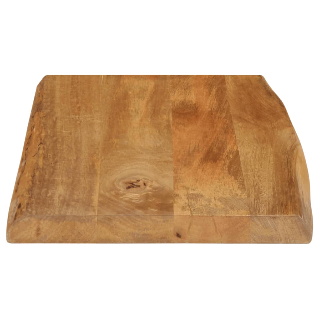 Tischplatte 40x40x2,5 cm Rechteckig Massivholz Akazie Baumkante