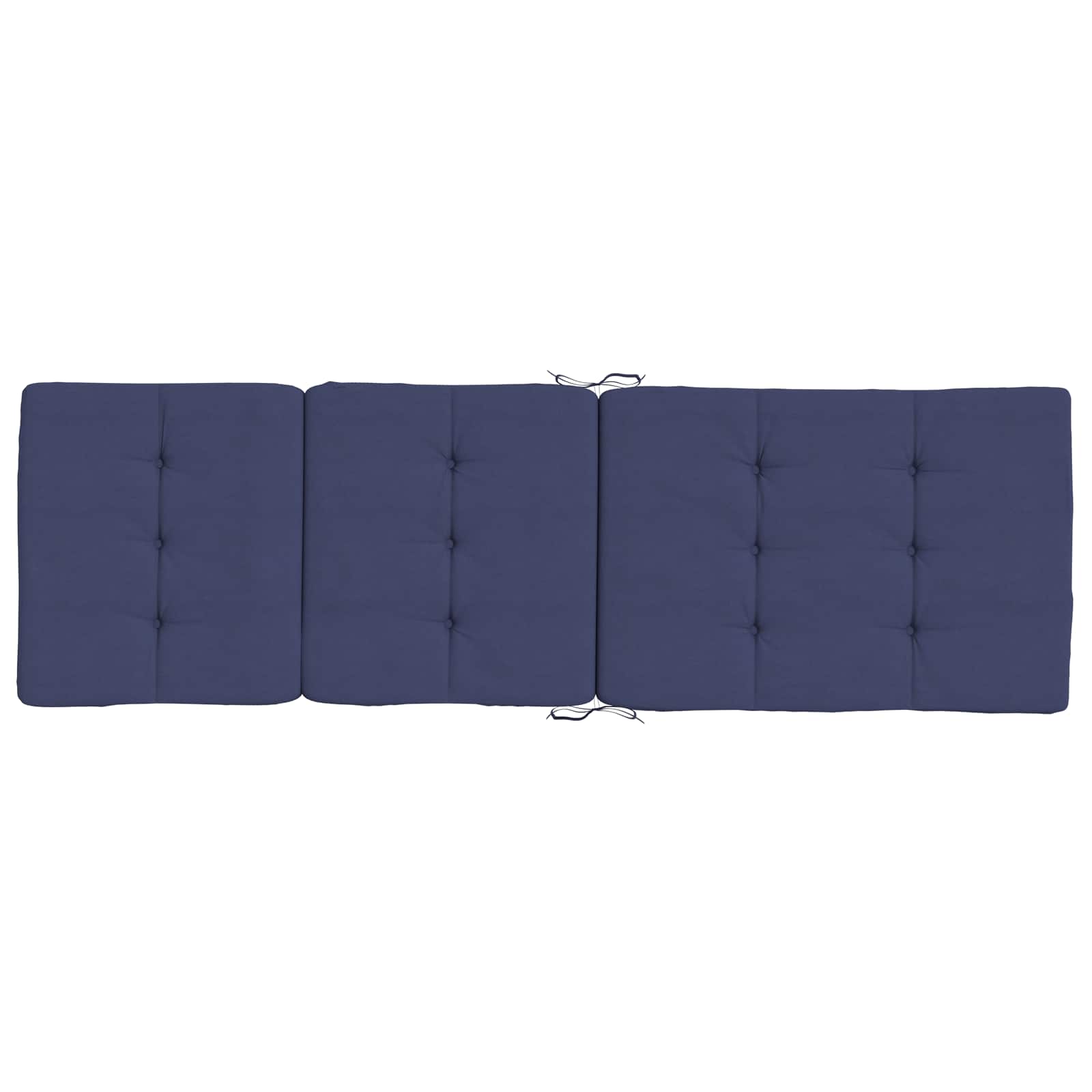 Liegestuhl-Auflagen 2 Stk. Creme Oxford-Gewebe