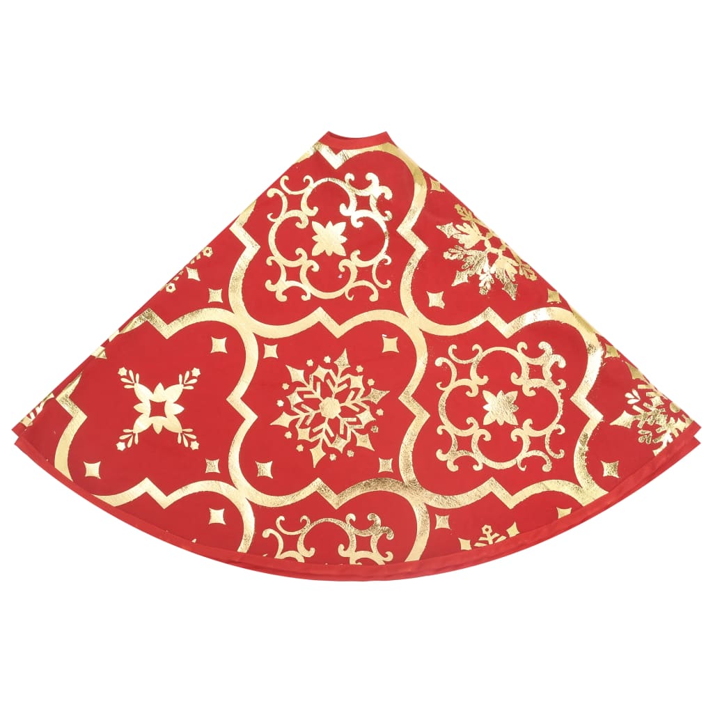 Luxus-Weihnachtsbaumdecke mit Socke Blau 150 cm Stoff
