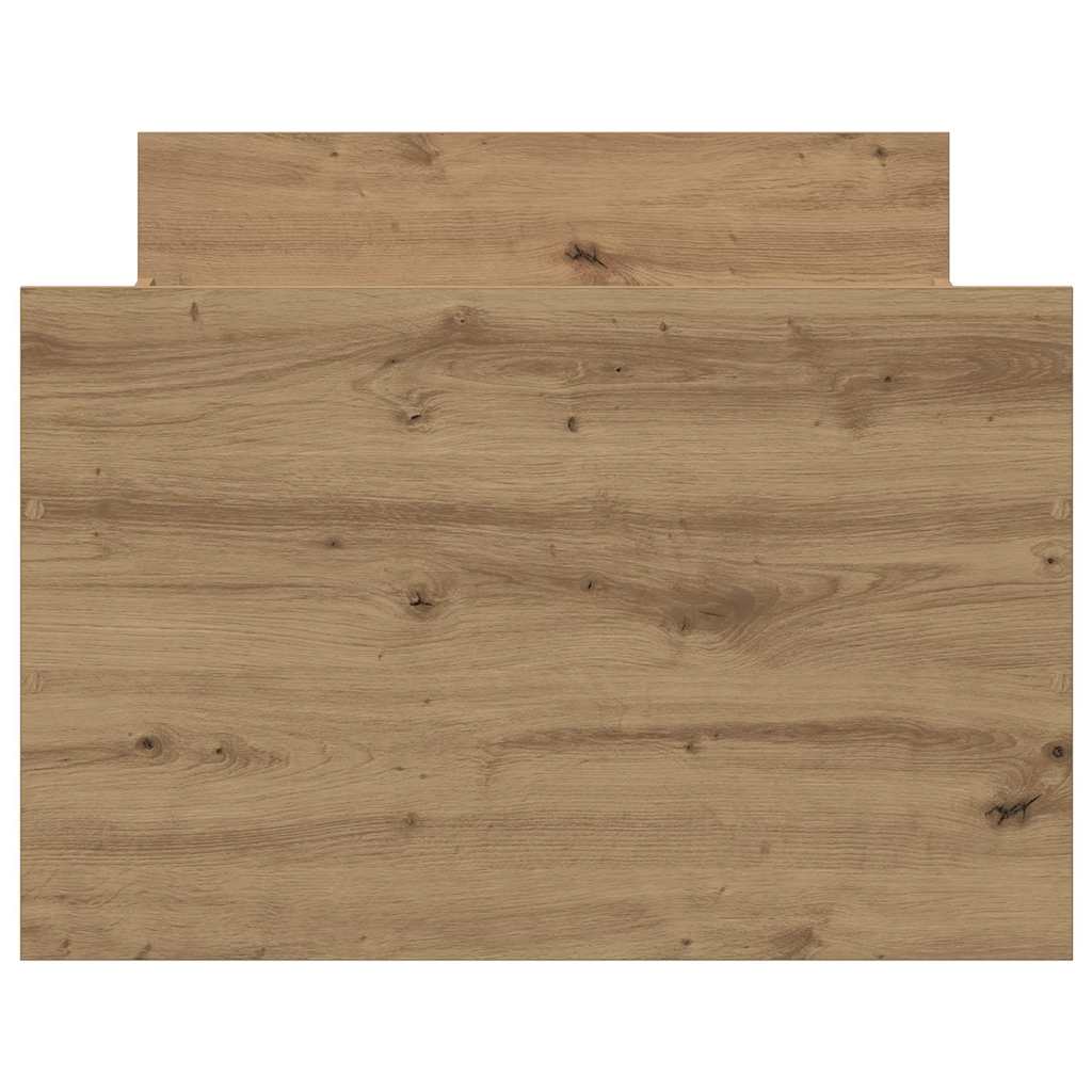 Bettgestell mit Kopf- und Fußteil Weiß 100x200 cm