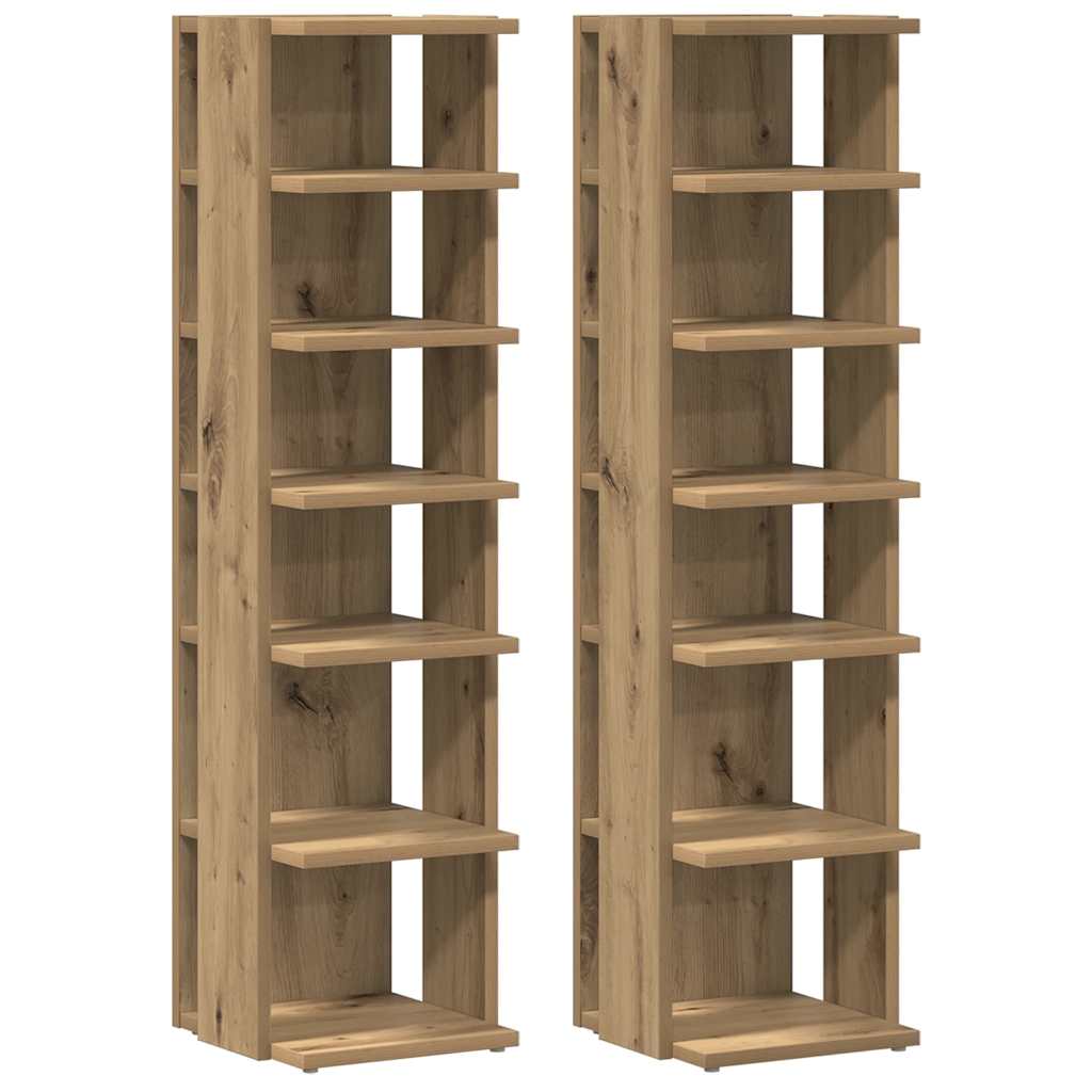 Schuhschrank Weiß 27,5x27x102 cm Holzwerkstoff