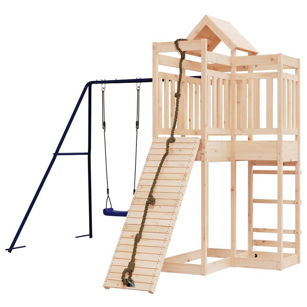 Spielturm Massivholz Kiefer