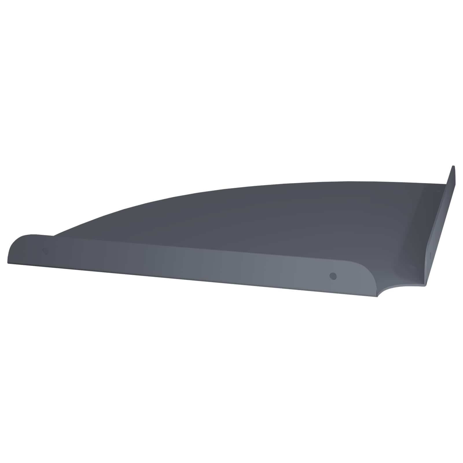 Schwebendes Regal mit Regal 2 pcs Schwarz 15 x 15 x 2 cm