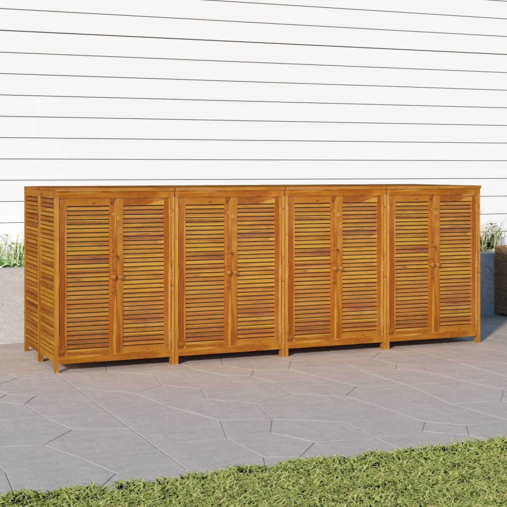 Gartenbox 140x87x104 cm Massivholz Akazie