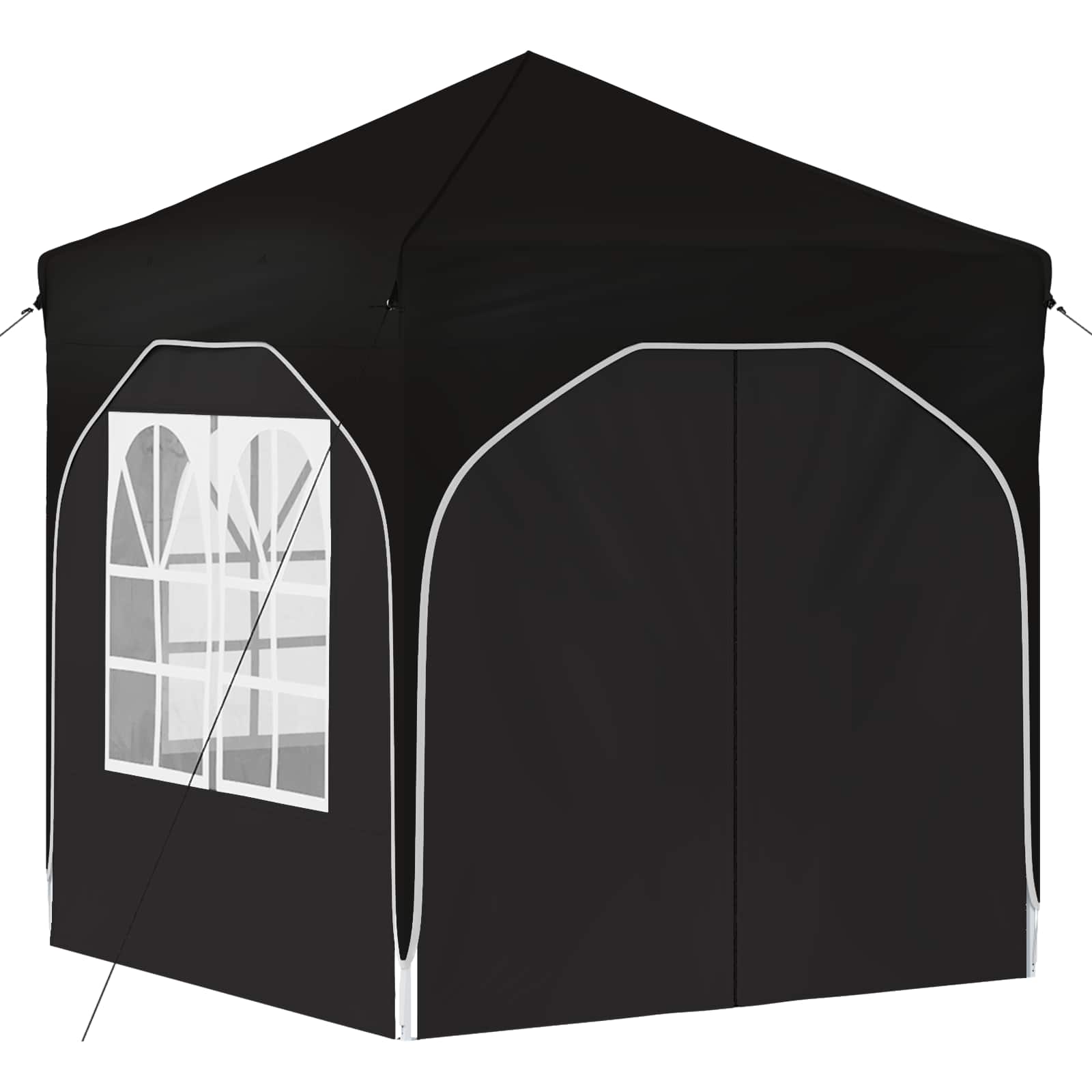 Pop-up Partyzelt 194 x 194 x 245 cm Creme