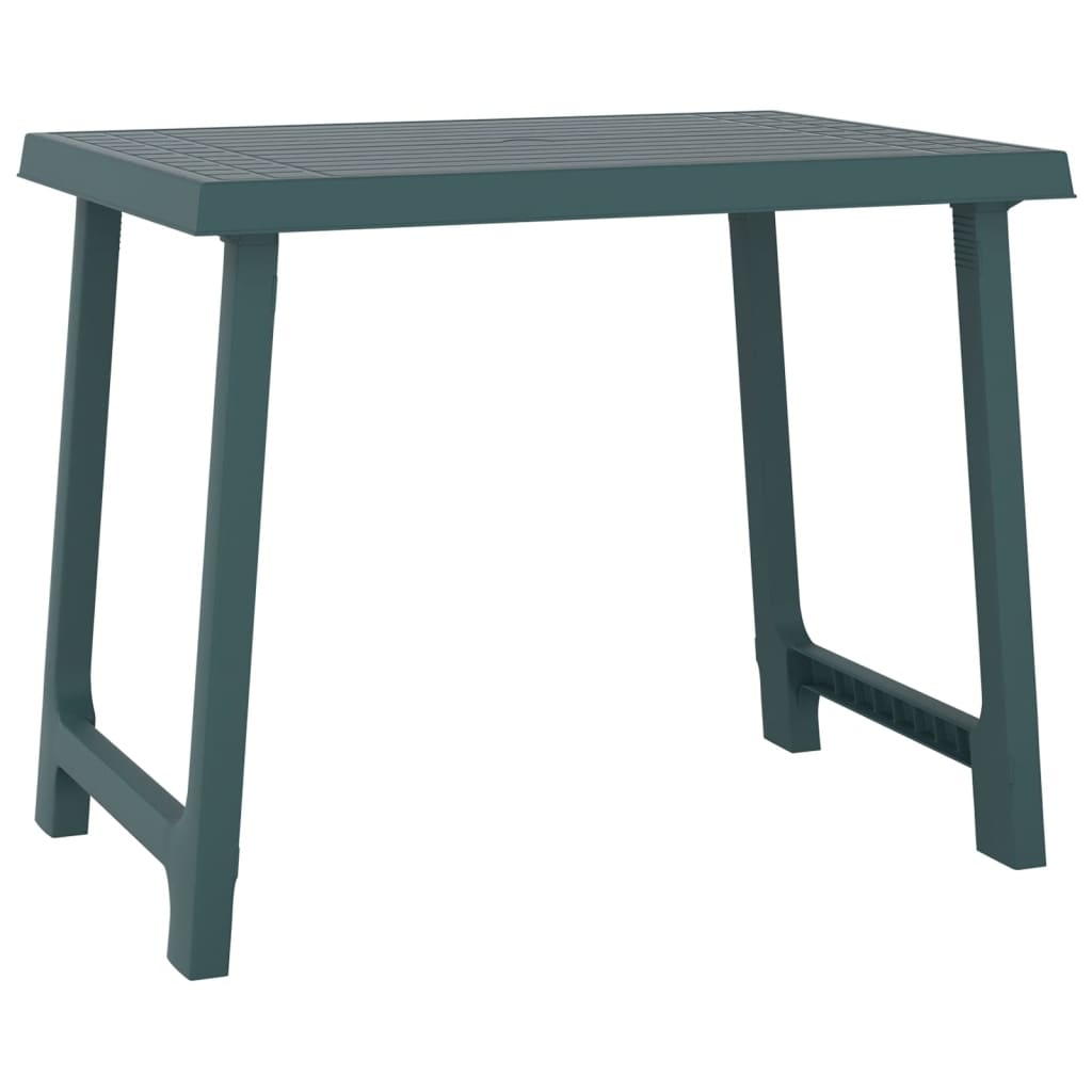 Campingtisch Anthrazit 79x56x64 cm PP Holzoptik