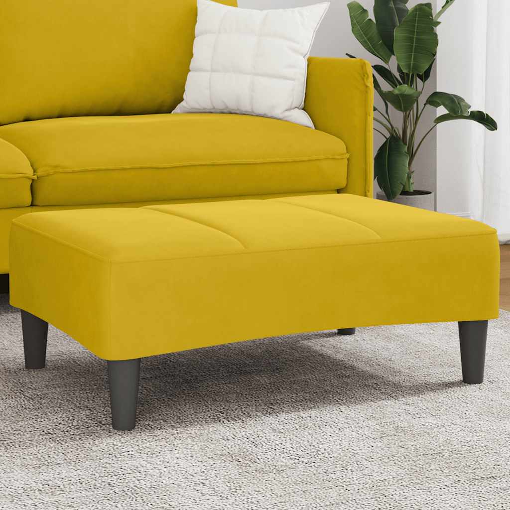 Fußhocker Blau 77x55x31 cm Samt