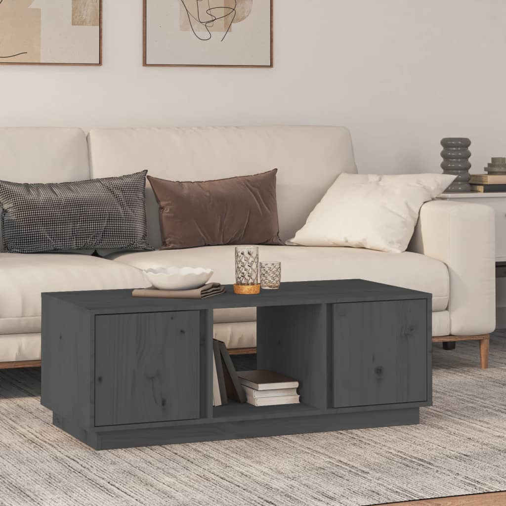 Couchtisch 110x50x40 cm Massivholz Kiefer