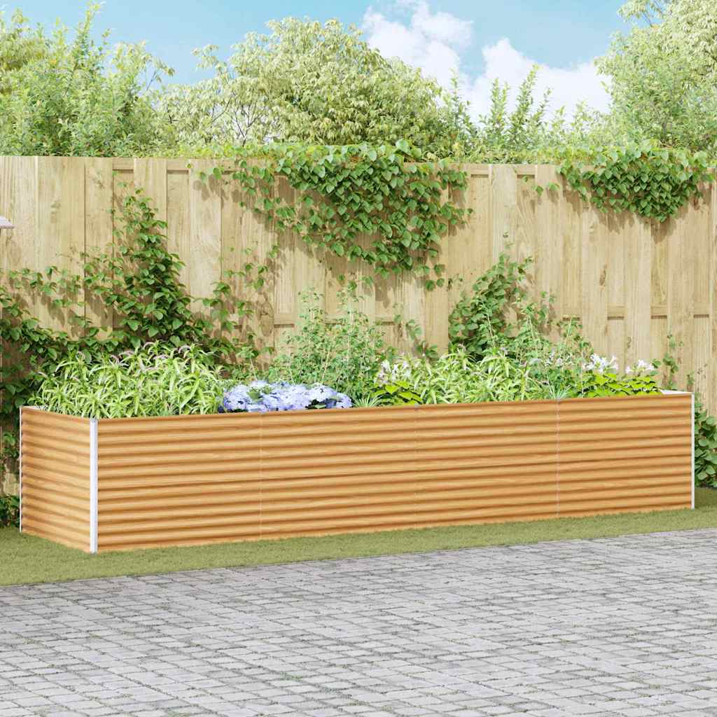 Garten-Hochbeet 100 x 50 x 36 cm Cortenstahl