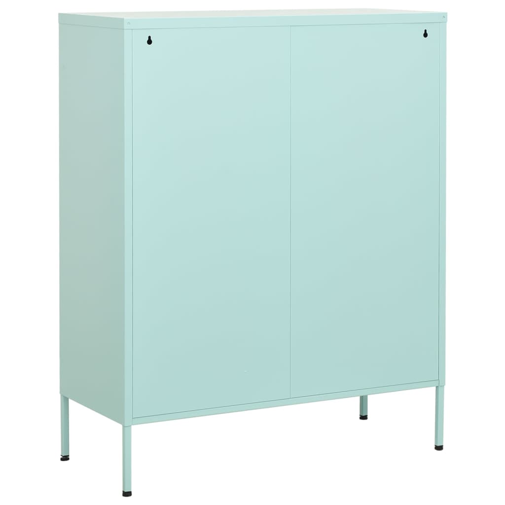 Lagerschrank Olivgrün 80x35x101,5 cm Stahl