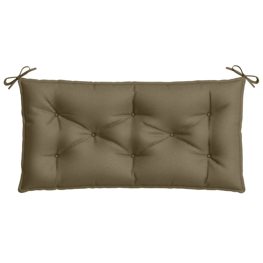 Gartenbank-Auflagen 2 Stk. Melange Anthrazit 100x50x7 cm Stoff