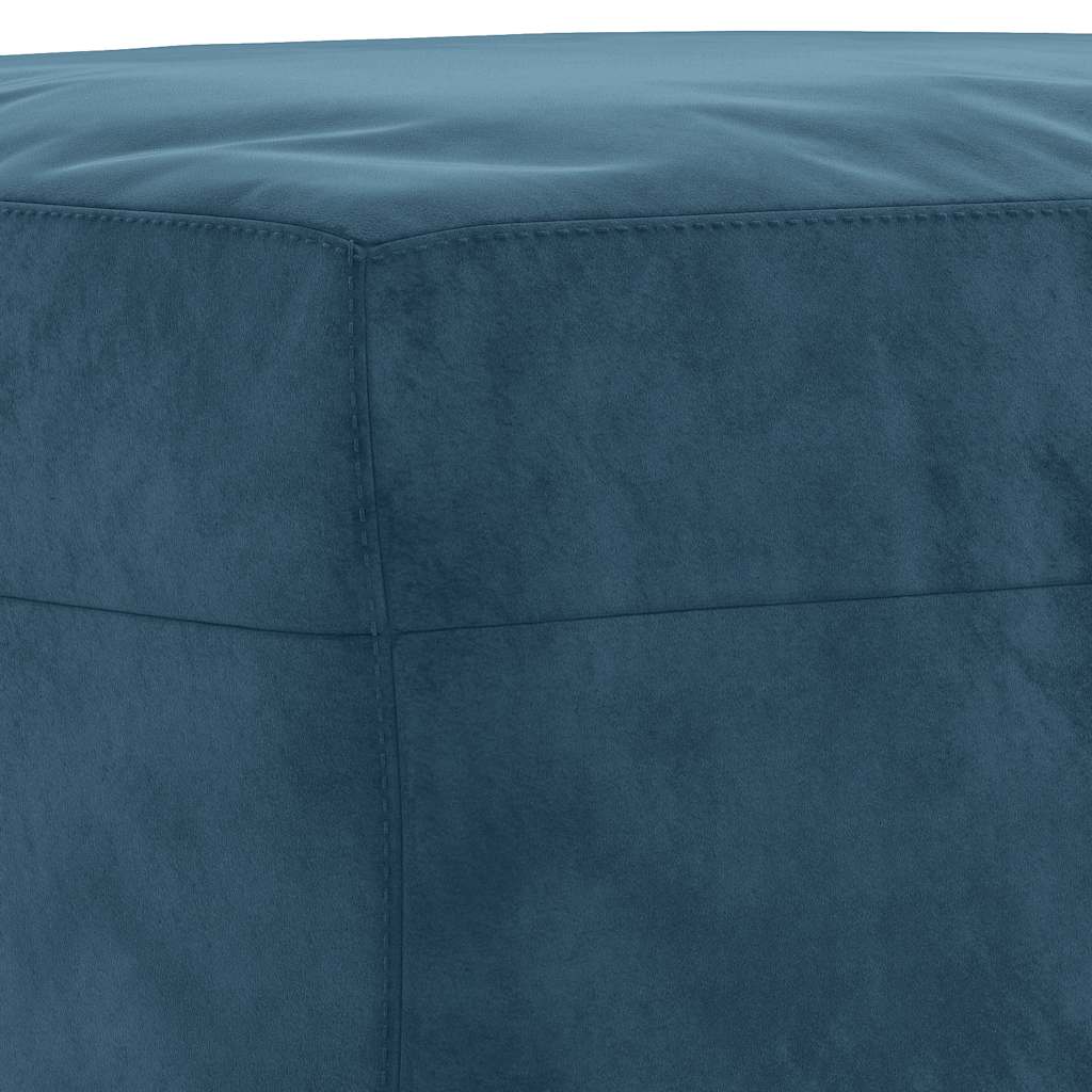 Fußhocker Hellgrau 60x50x41 cm Samt