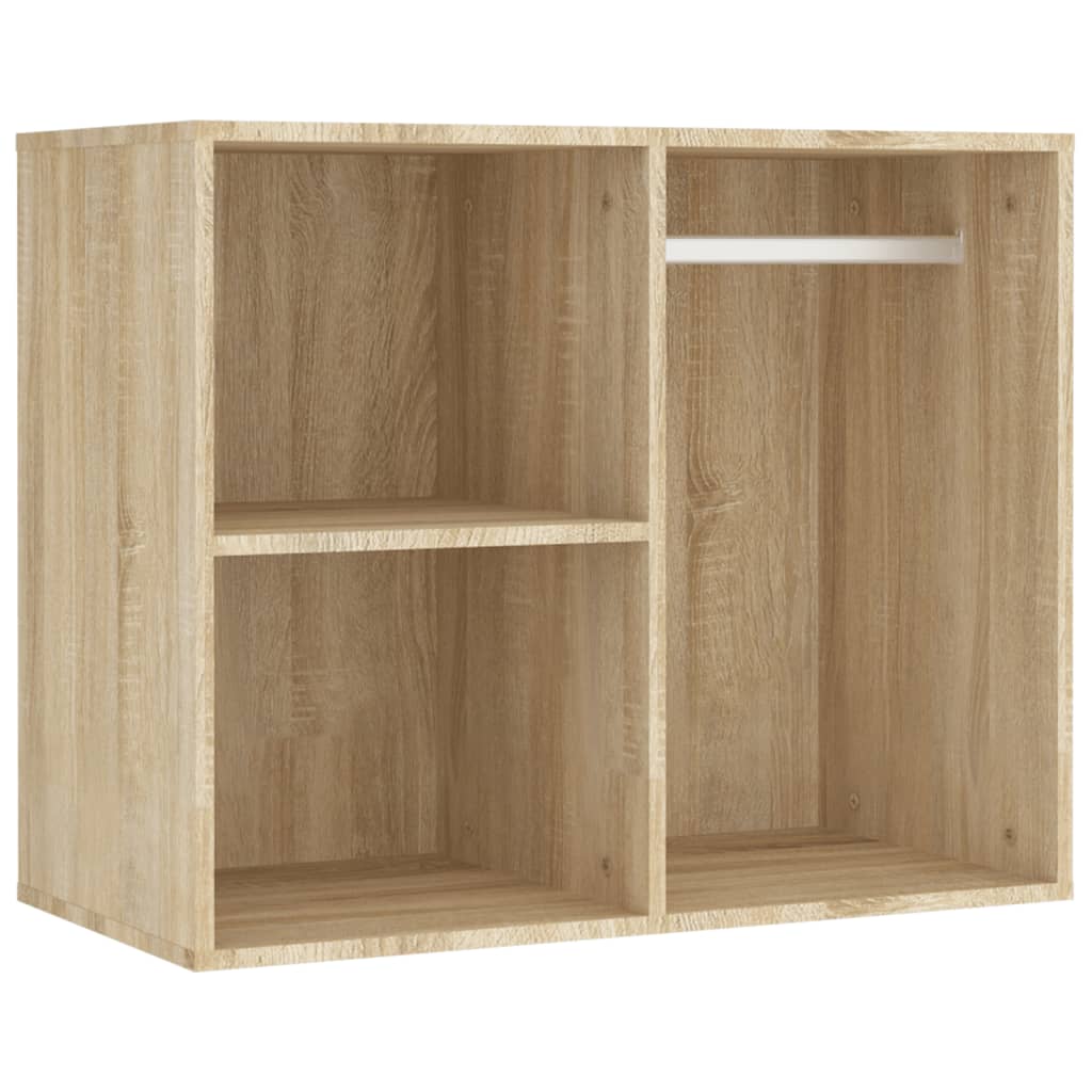 LED-Schminktisch mit 2 Schränken Weiß Holzwerkstoff