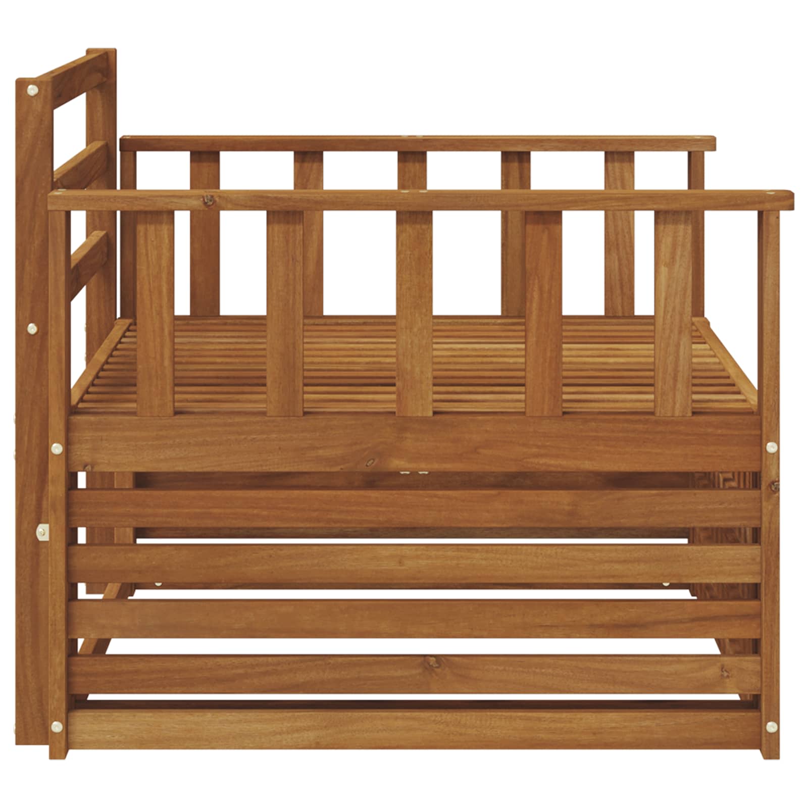 2 Stück Outdoor-Sofa Natur