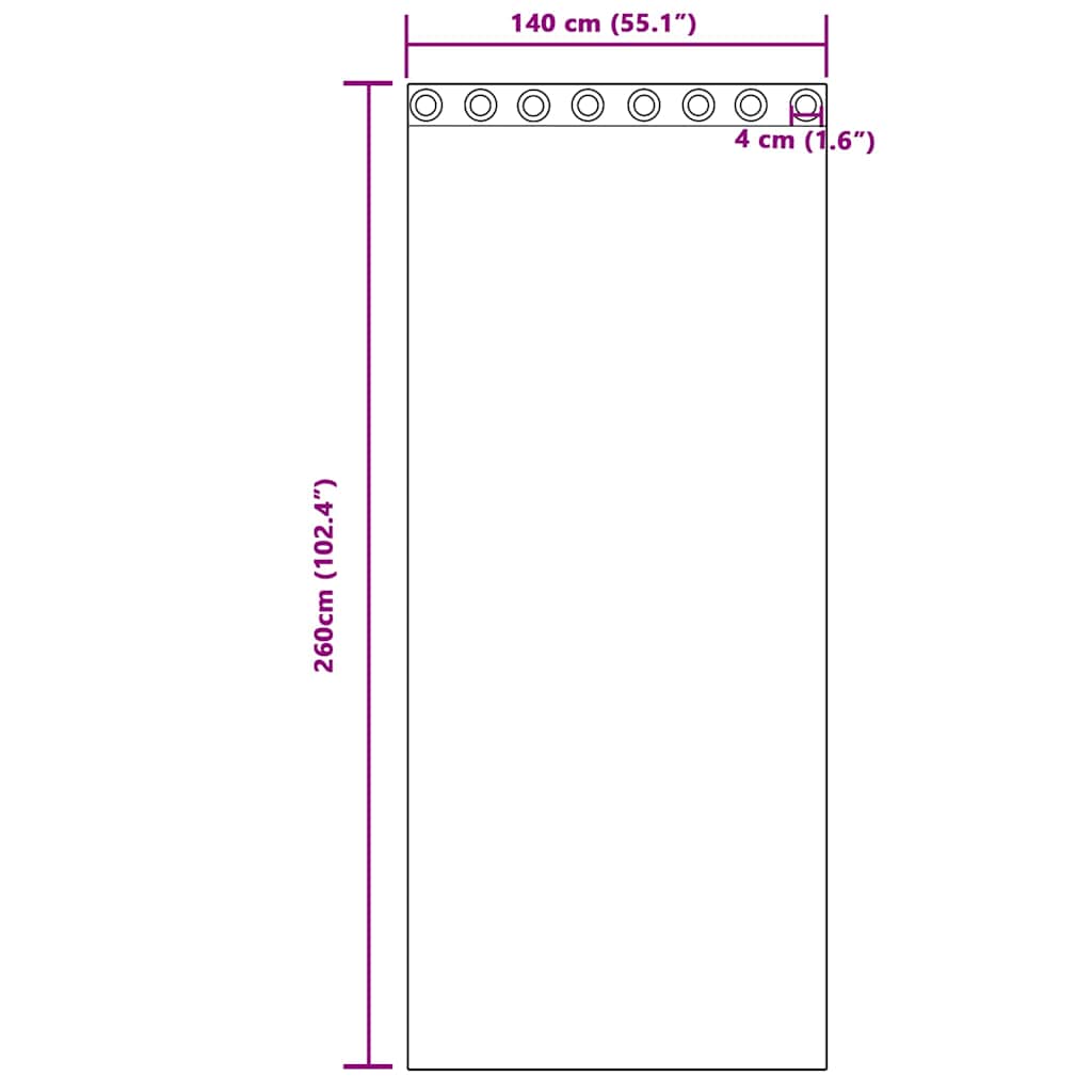 Verdunkelungsvorhänge 2 pcs Schwarz 140 x 140 cm Samt