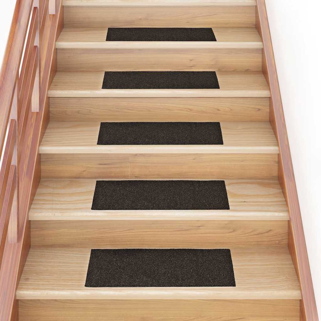 Stufenmatten Selbstklebend 15 Stk. 60x25 cm Hellbraun Rechteckig