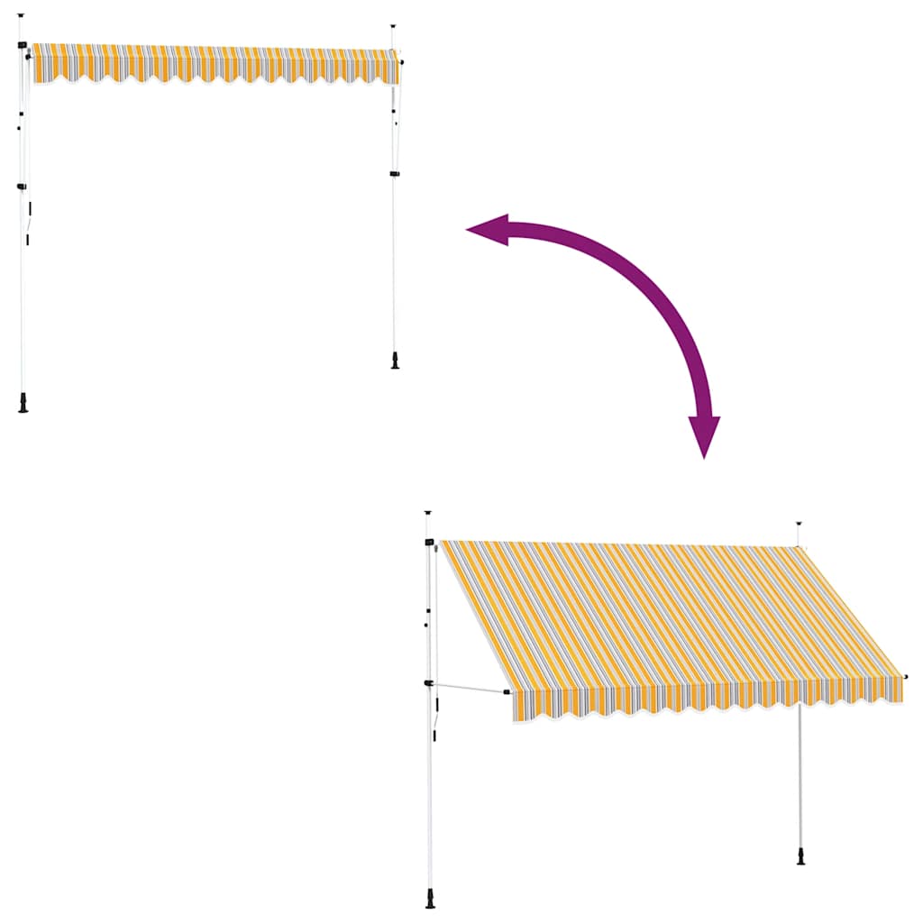 Einziehbare Markise Handbetrieben 150 cm Anthrazit