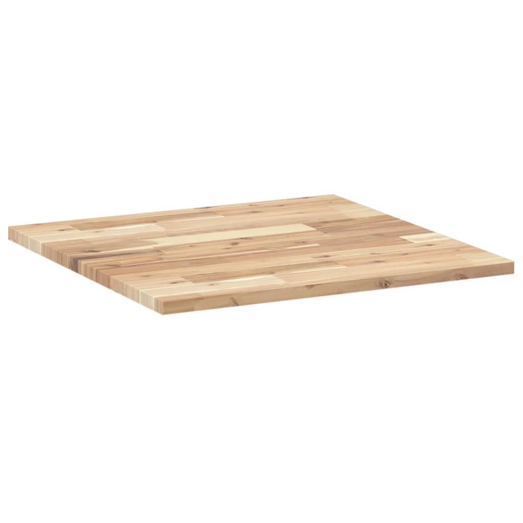 Tischplatte Rund Ø40x2 cm Massivholz Akazie
