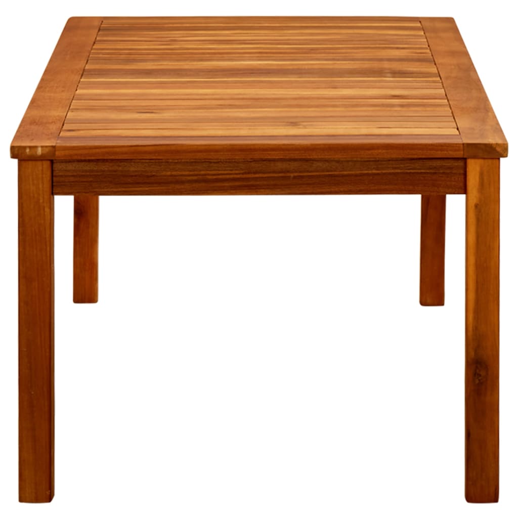 Couchtisch Helles Akazienholz 45 x 45 x 36 cm Massivholz Akazie