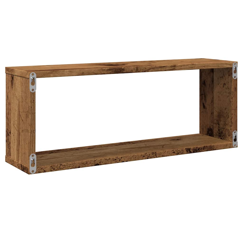 Würfelregale 2 Stk. Weiß 30x15x30 cm