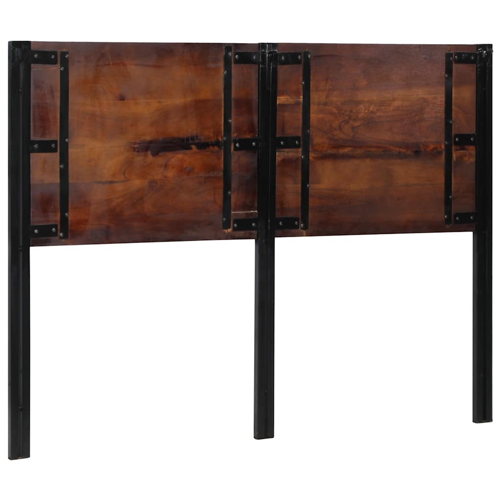Kopfteil 100 cm Massivholz Mango und Eisen