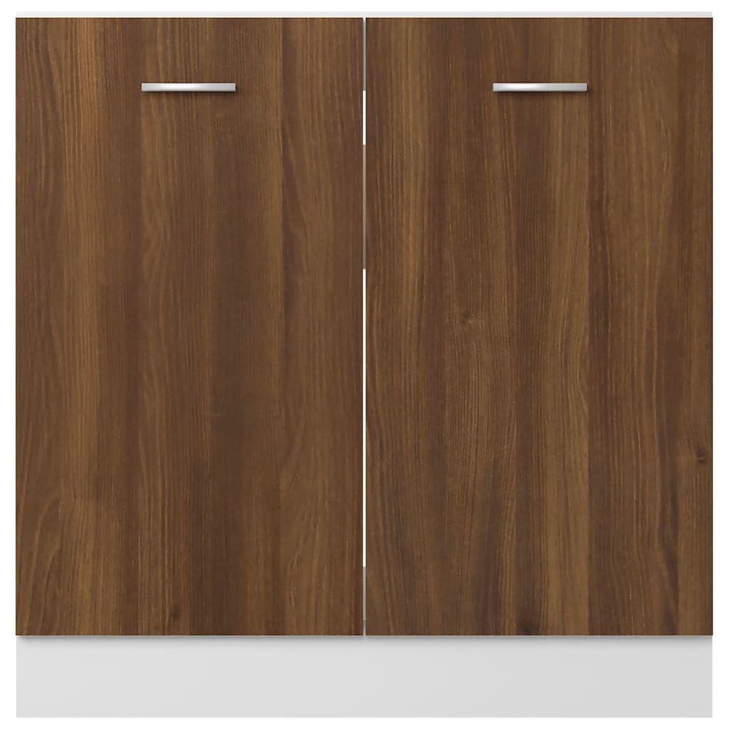 Unterschrank Lyon Weiß 60x46x81,5 cm Holzwerkstoff