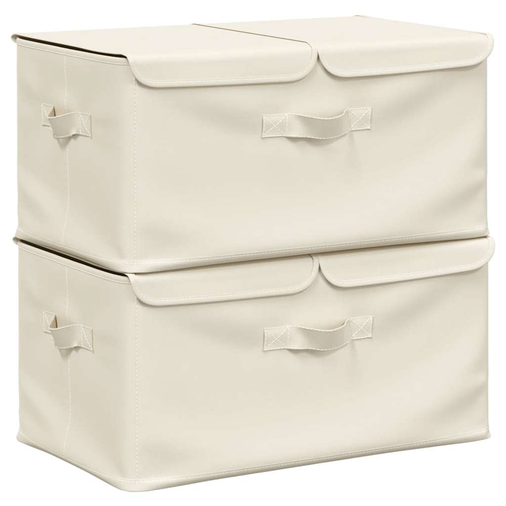 Aufbewahrungsbox Stoff 50x30x25 cm Anthrazit