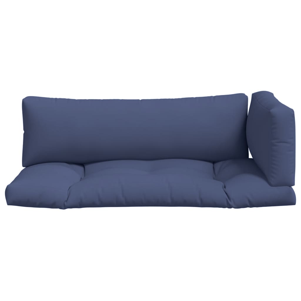 Palettenkissen Blau Weiß Gestreift 58x58x10 cm Oxford-Gewebe