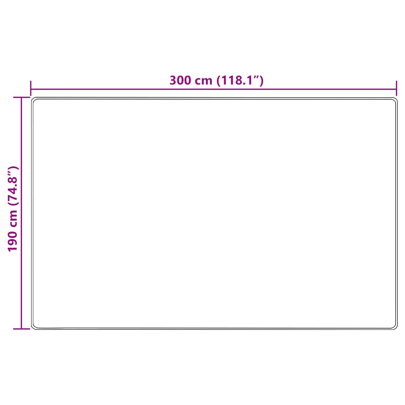 Teppich Waschbar Mehrfarbig 160x230 cm