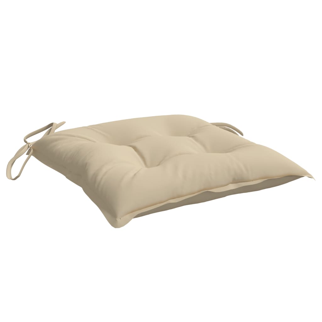 Stuhlkissen 4 Stk. Hellblau 40x40x7 cm Oxford-Gewebe