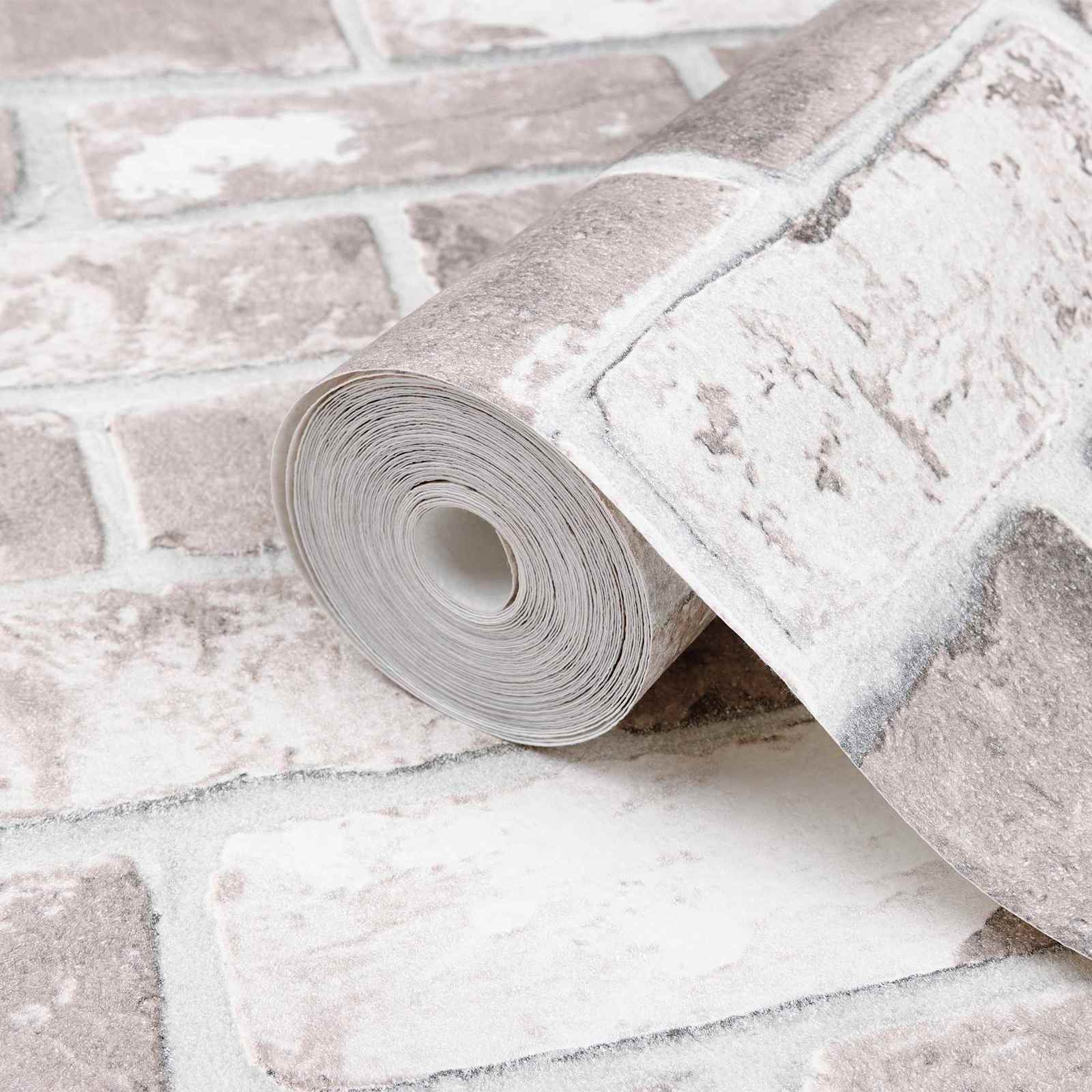 3D Solid Tapete Gestreift Grau 10 x 0,53 m Vliesstoff